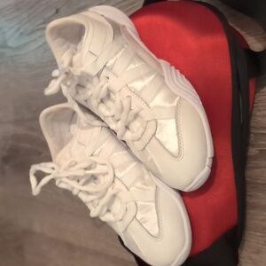 Youth Girl's Cheer Sneakers - brand -Nfinity, size 3, white, brand new